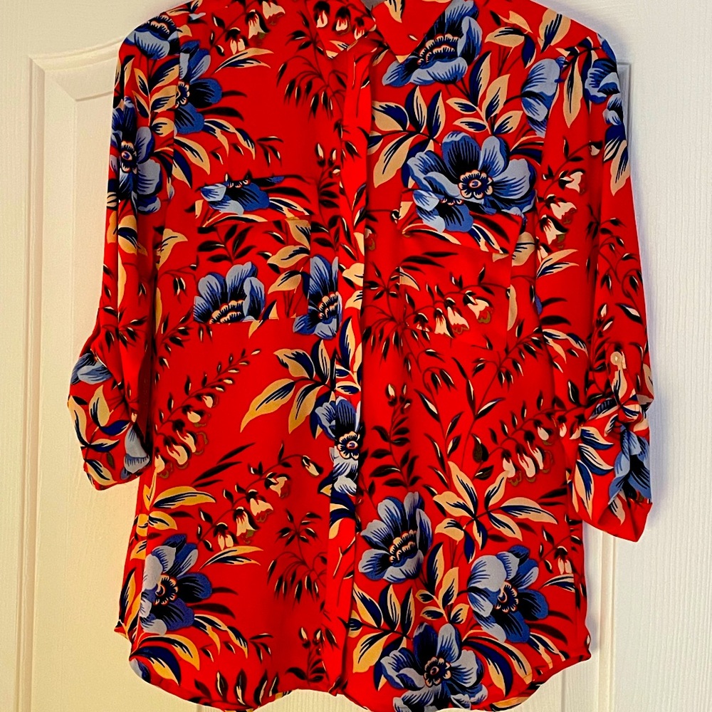 Ann Taylor LOFT Hawaiian Shirt